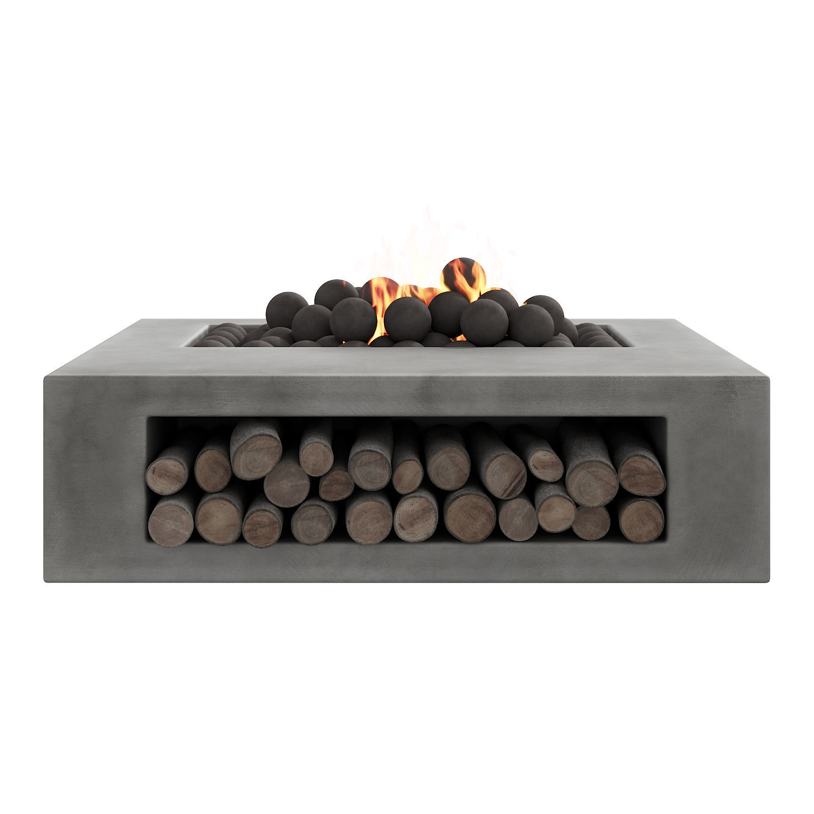 033 Concrete BBQ Light 00 3D model_6