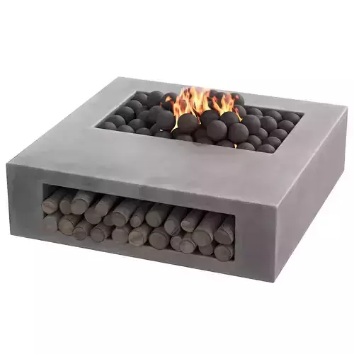 033 Concrete BBQ Light 00 3D model