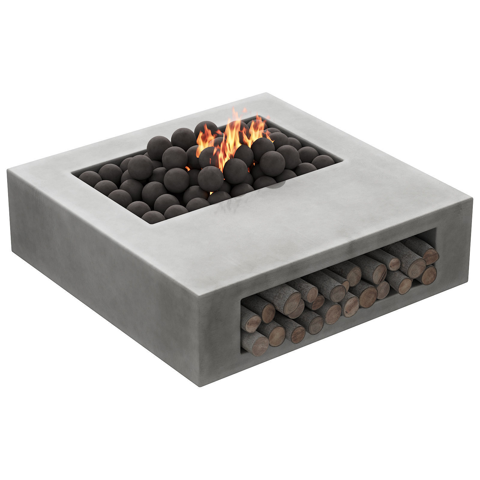 033 Concrete BBQ Light 00 3D model_9