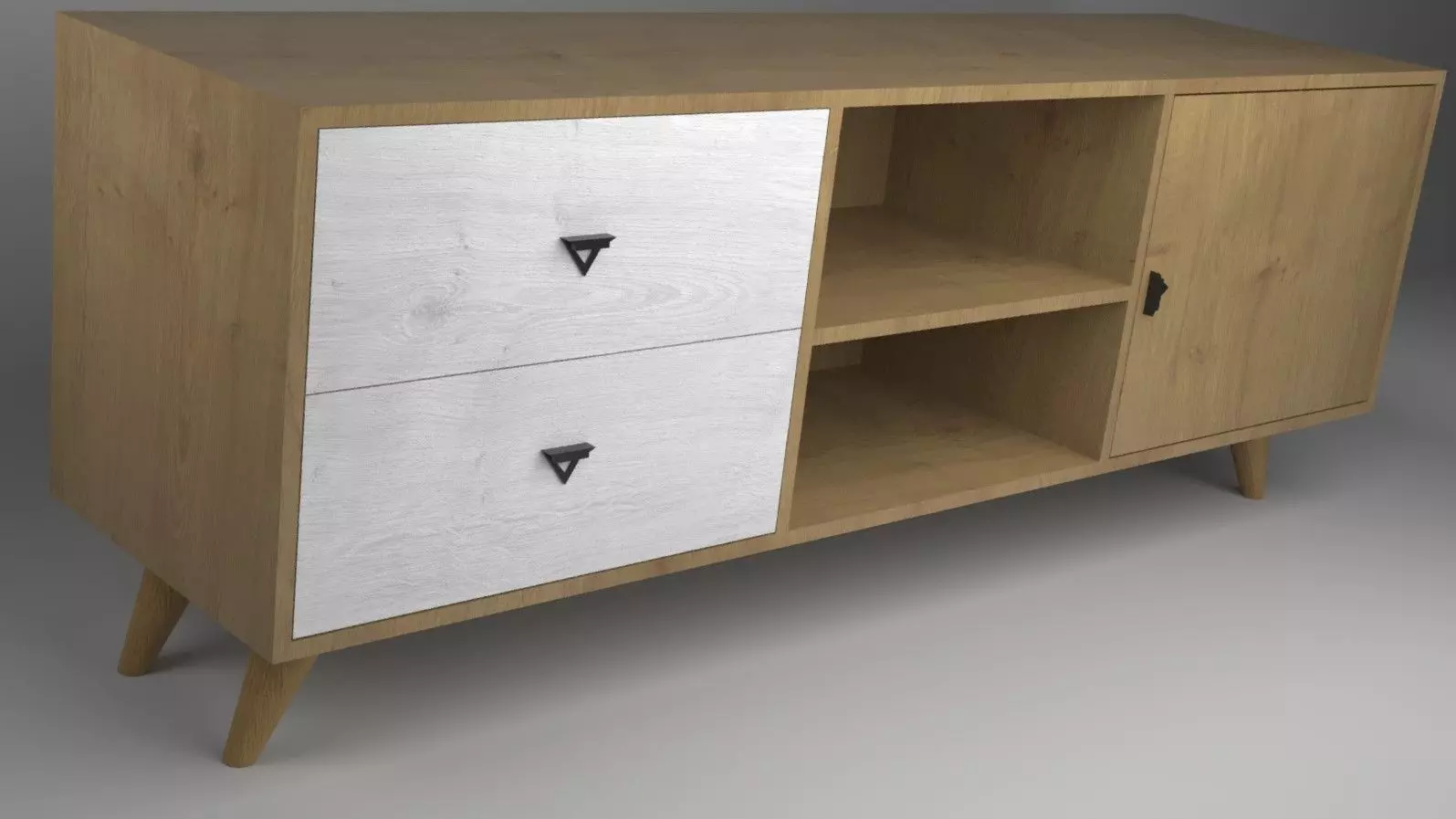 TV Table free 3D Model 3D model_0