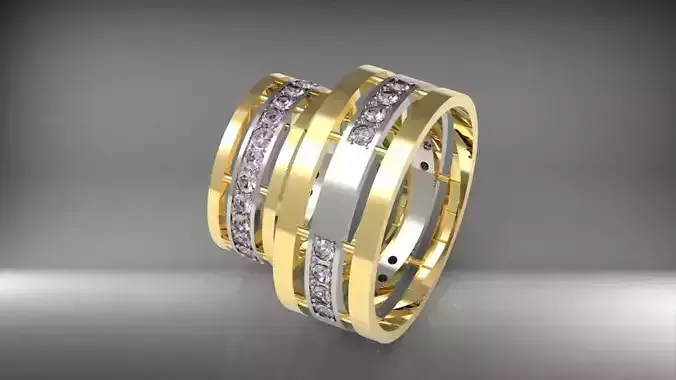 Amazing pair rings