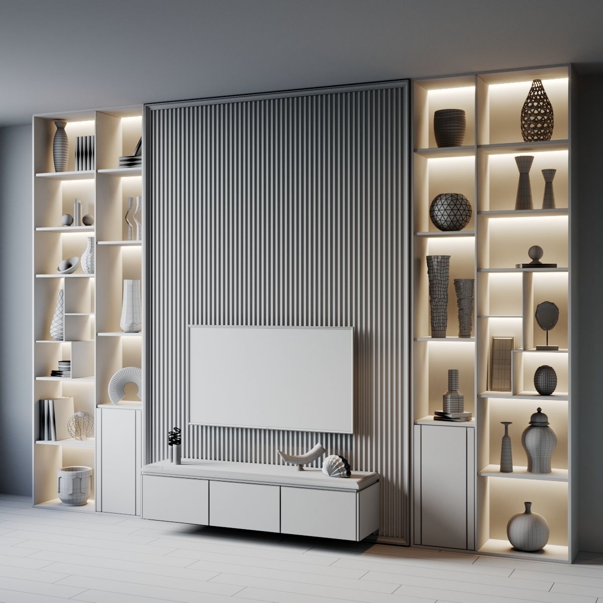 tv set 185 3D model_5