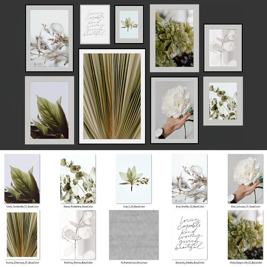 Gallery Wall 86 3D model_5