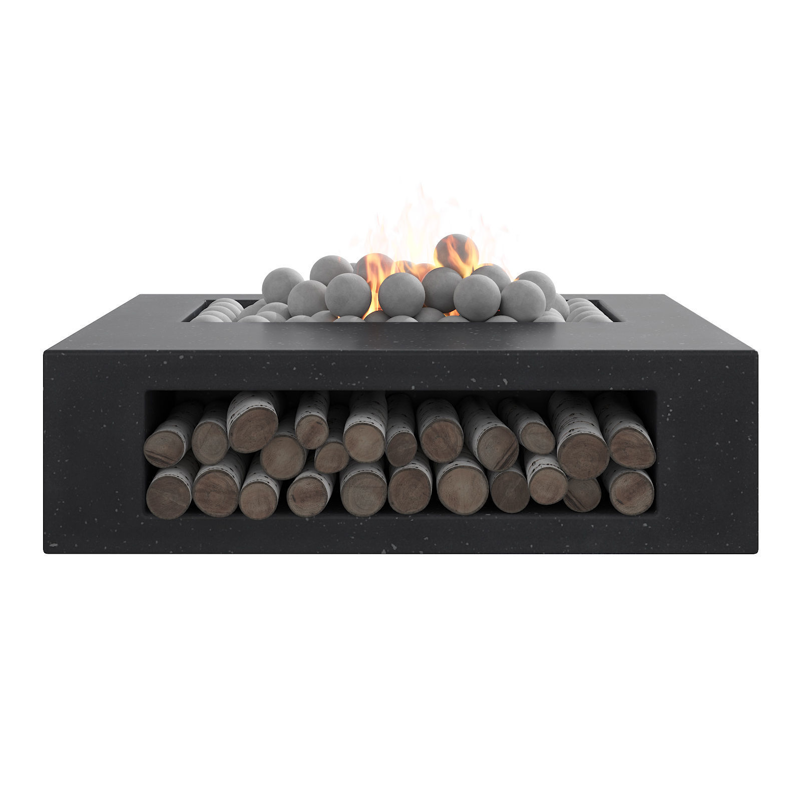 034 Concrete BBQ Dark 00 3D model_6