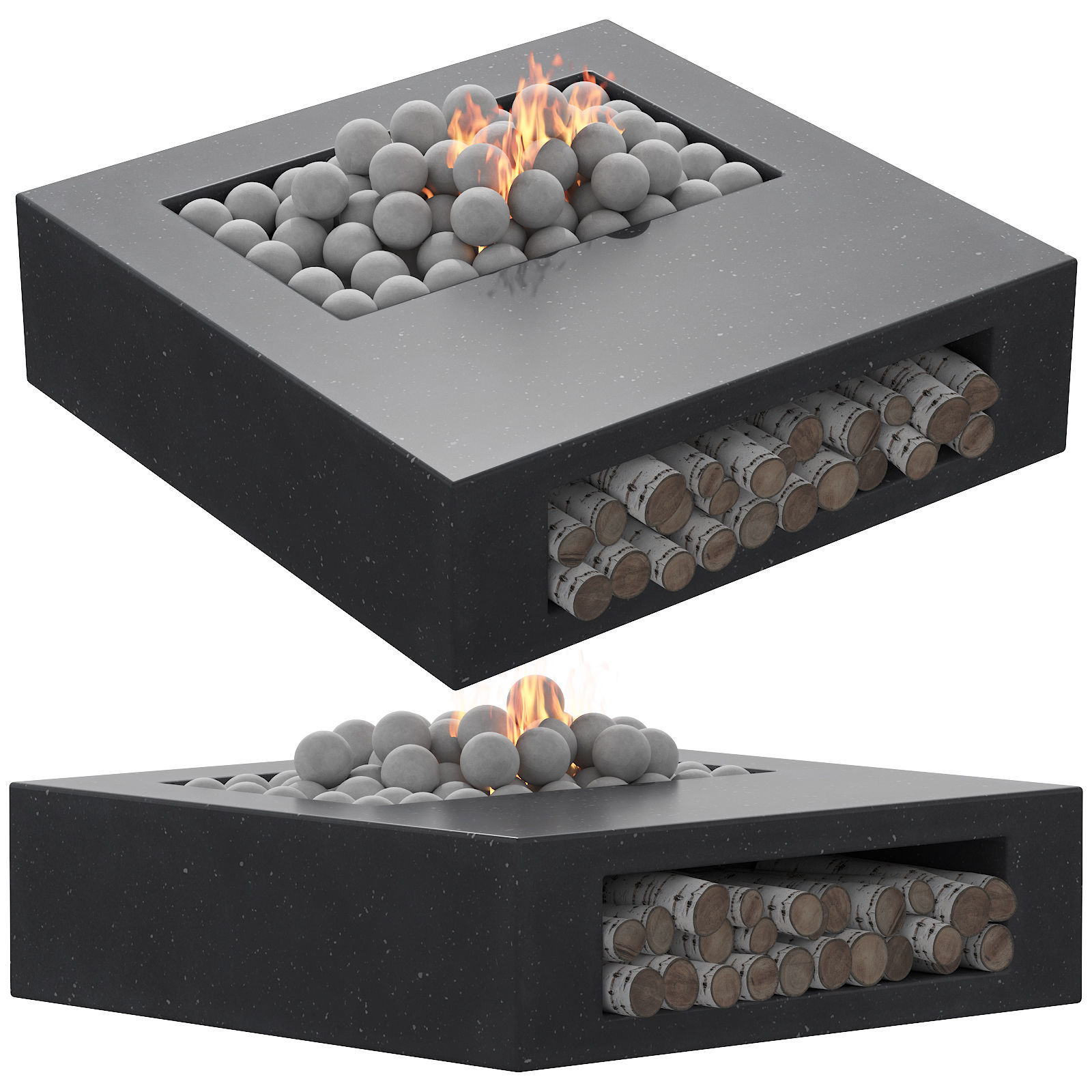 034 Concrete BBQ Dark 00 3D model_3