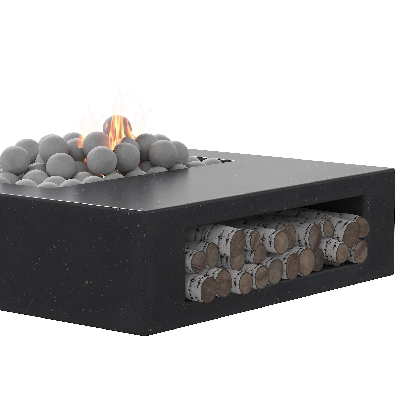 034 Concrete BBQ Dark 00 3D model_12