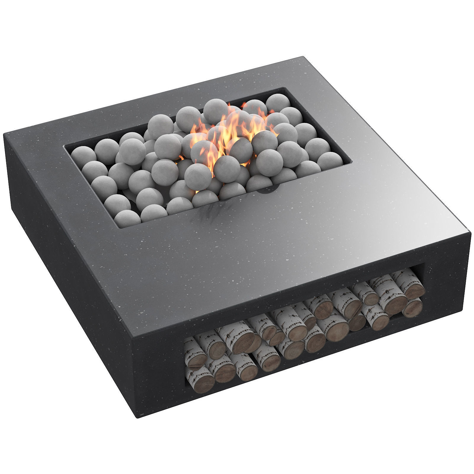 034 Concrete BBQ Dark 00 3D model_11