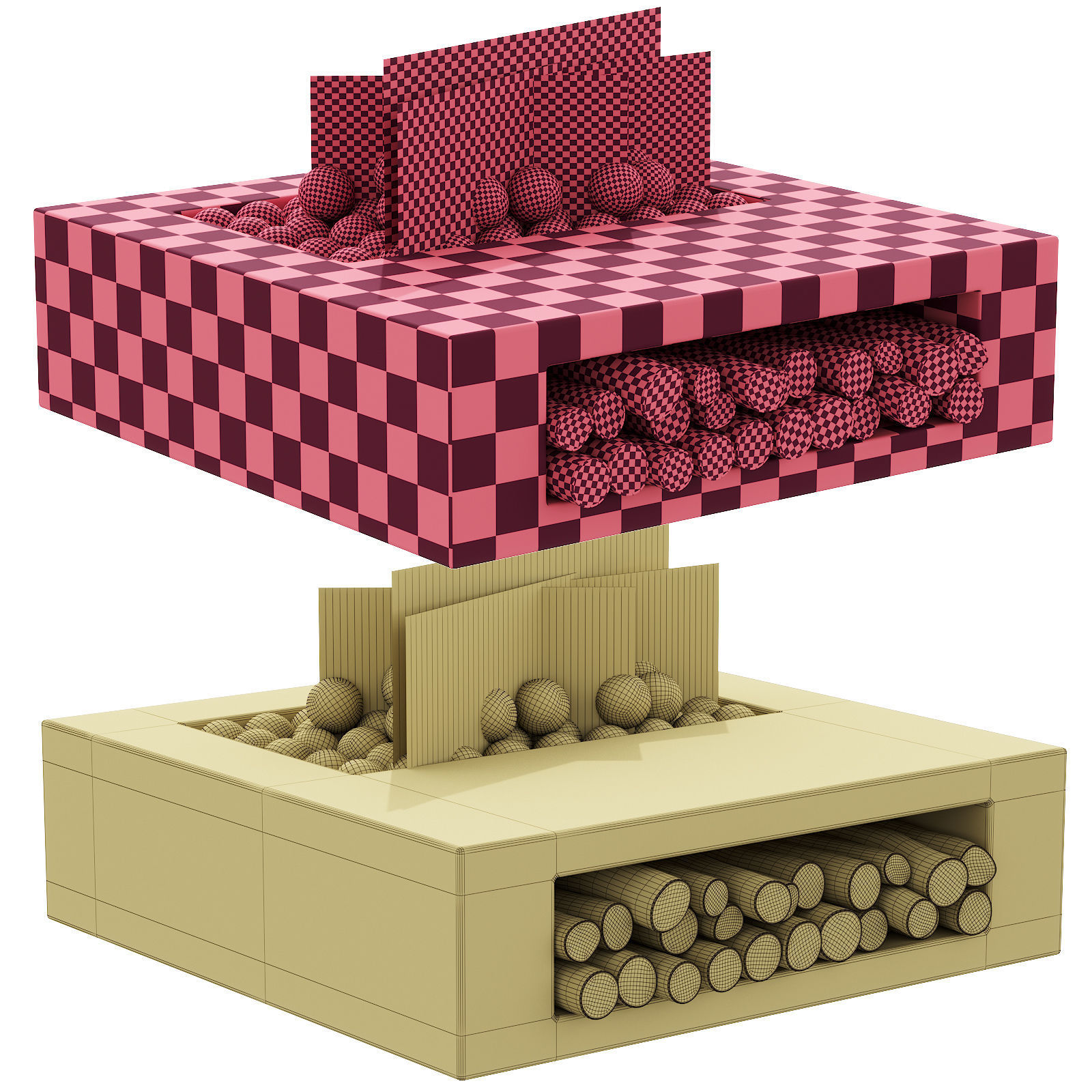 034 Concrete BBQ Dark 00 3D model_14