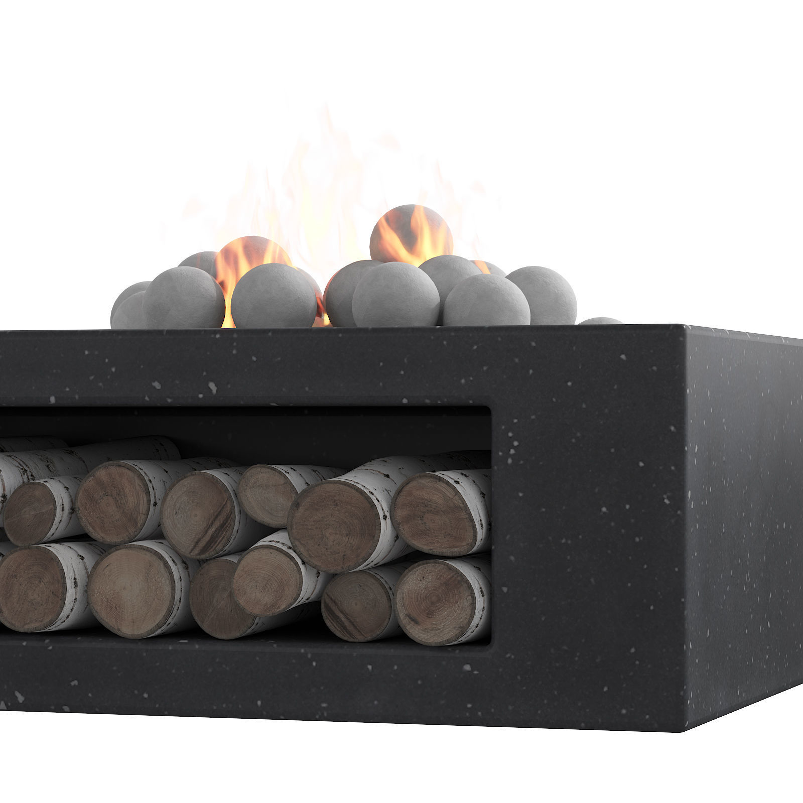 034 Concrete BBQ Dark 00 3D model_13