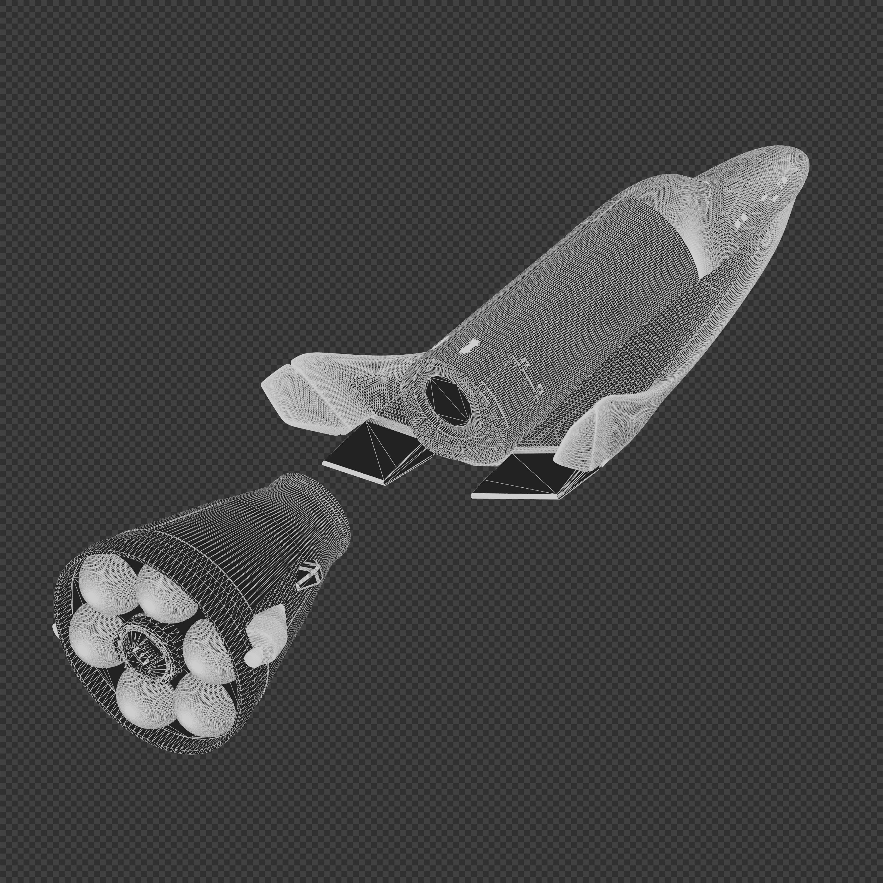 ESA Hermes spaceplane 3D model_13