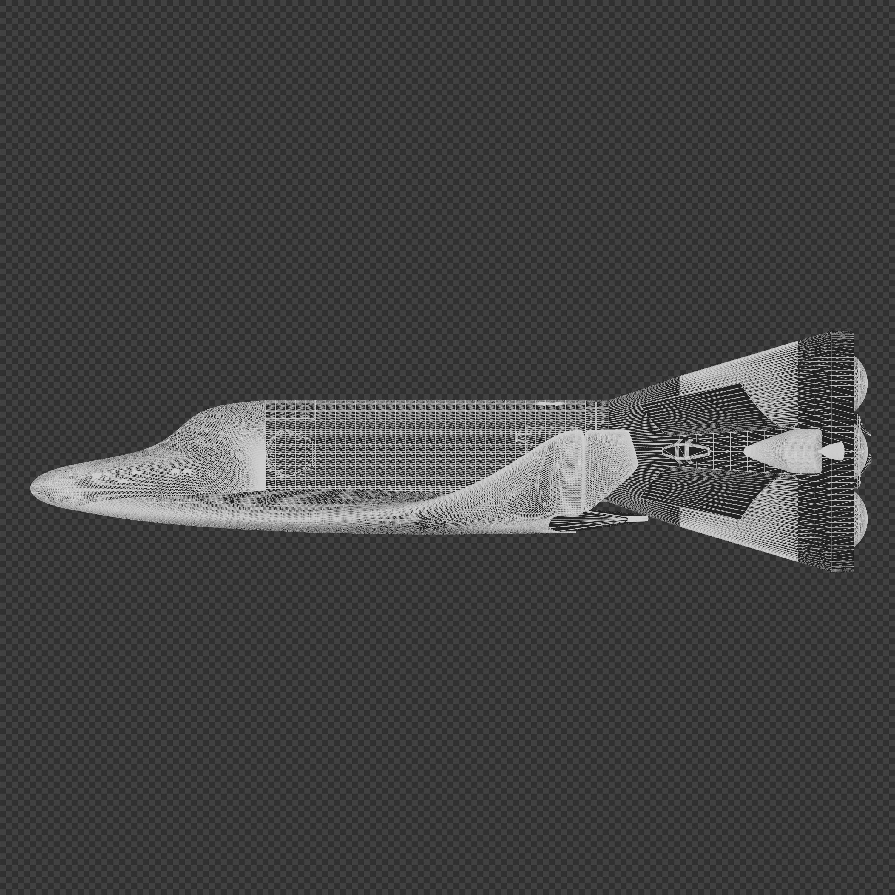 ESA Hermes spaceplane 3D model_11