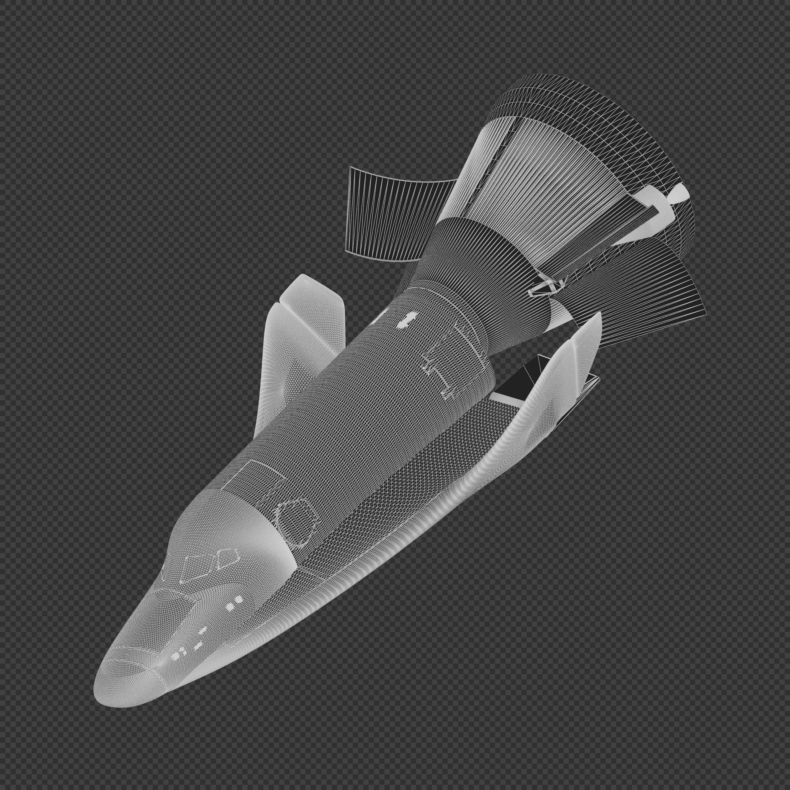 ESA Hermes spaceplane 3D model_9