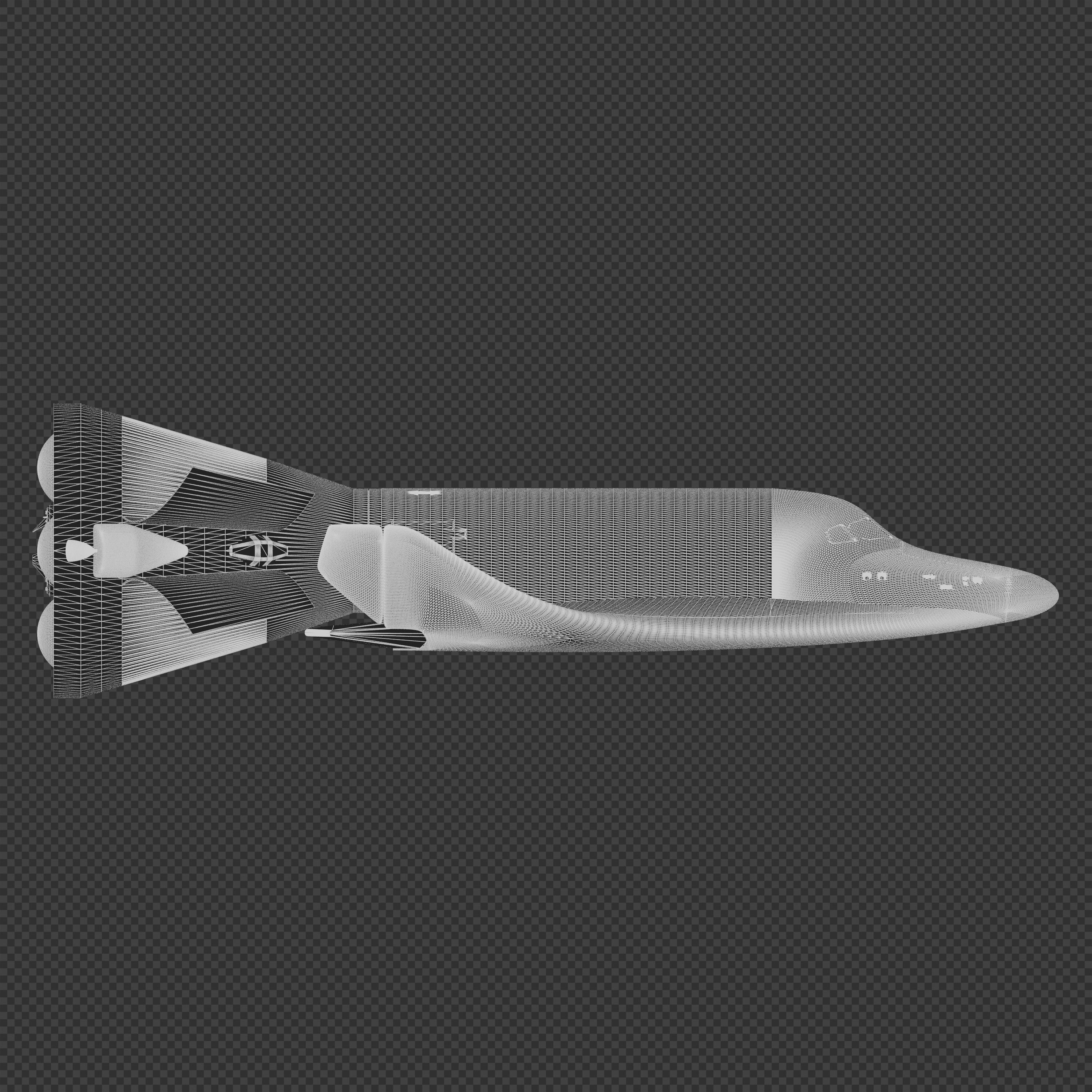 ESA Hermes spaceplane 3D model_10