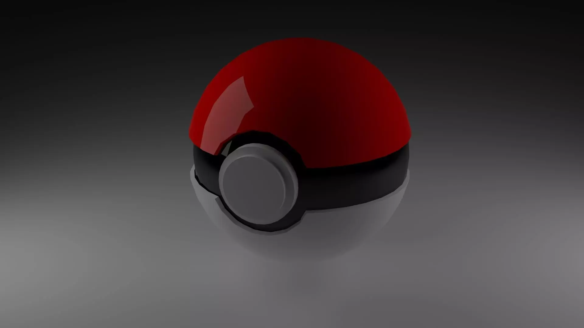 pokeball 1 pokemon ball 3D model_0