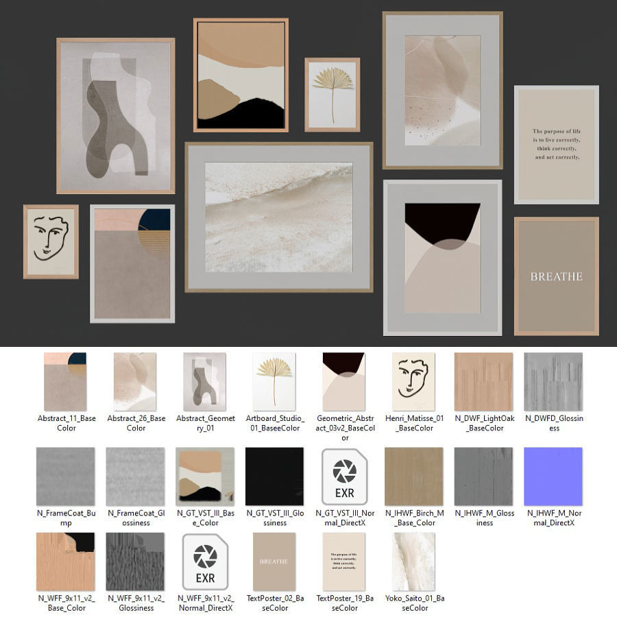  Gallery Wall 87 3D model_6