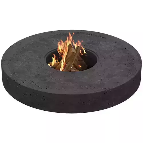 035 Travertine BBQ Dark 00 3D model