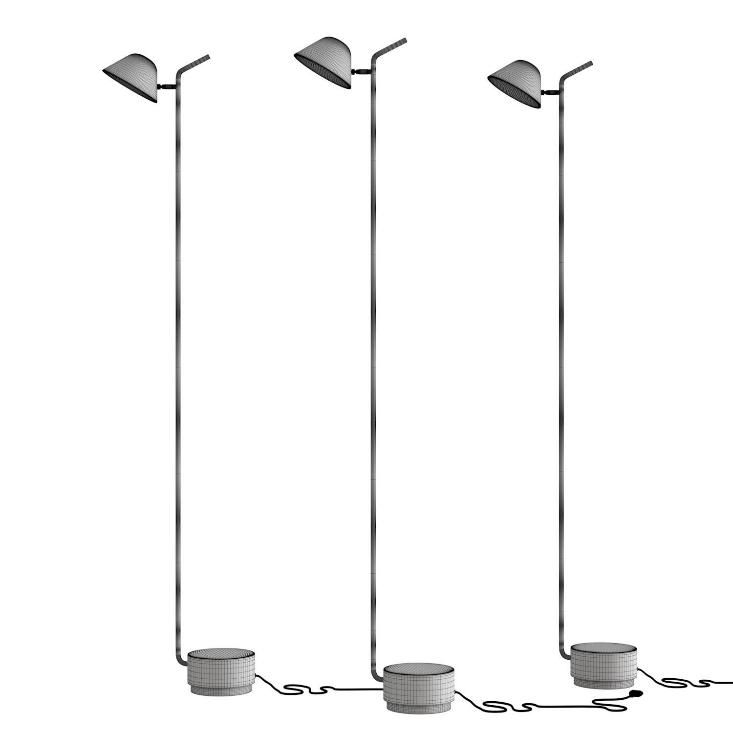 Peek Foor Lamp 3D model_4
