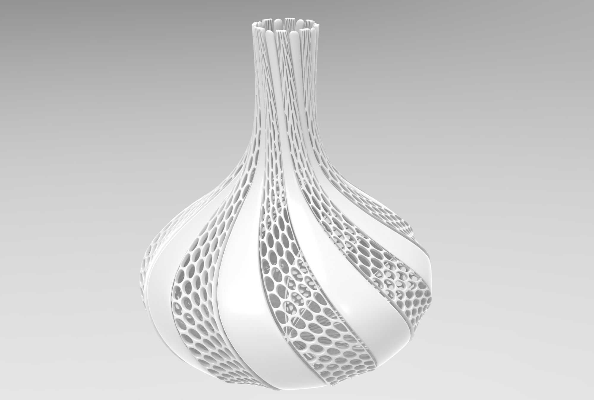 flower vase 3D model_2