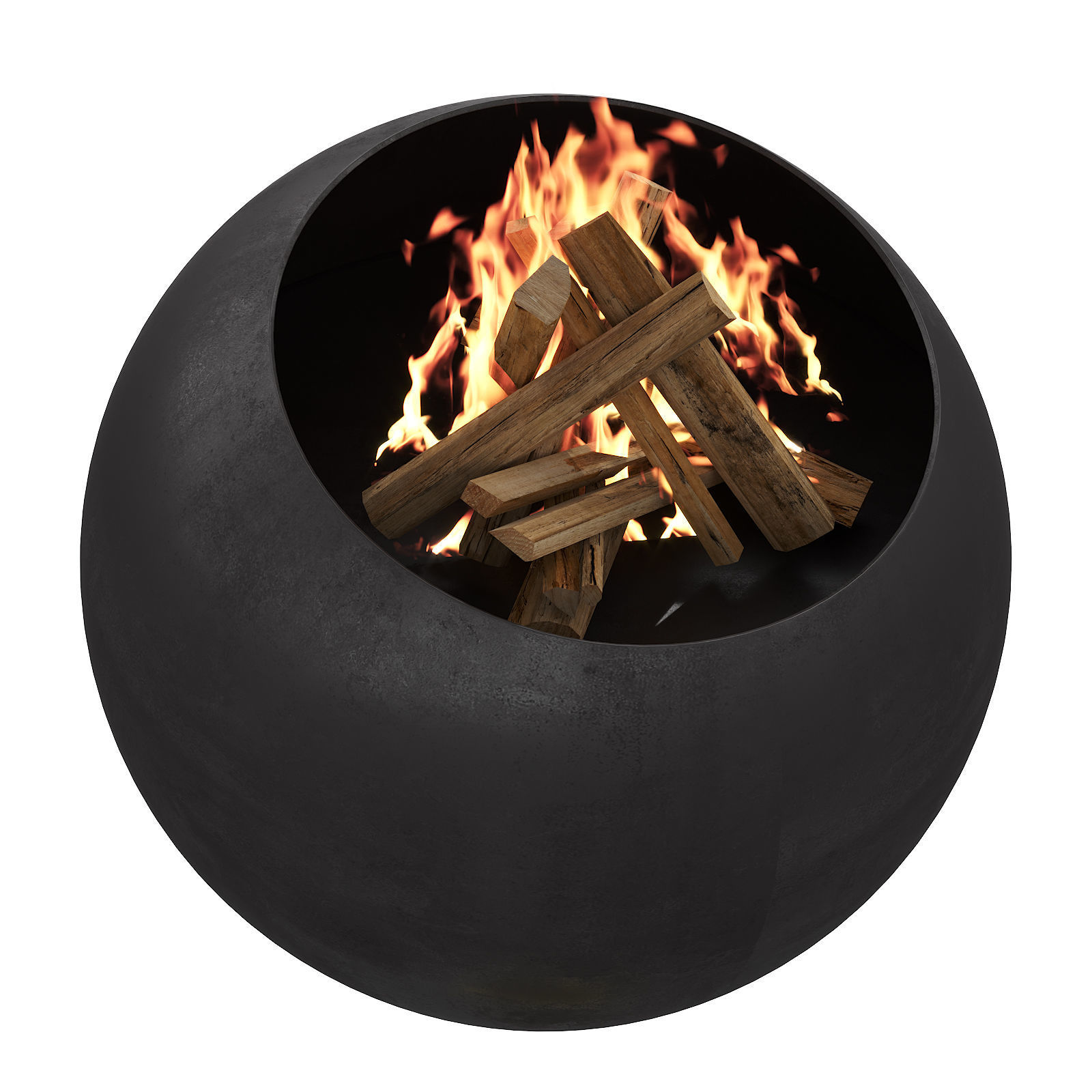 036 BBQ Bubble Spot 00 Low-poly 3D model_6