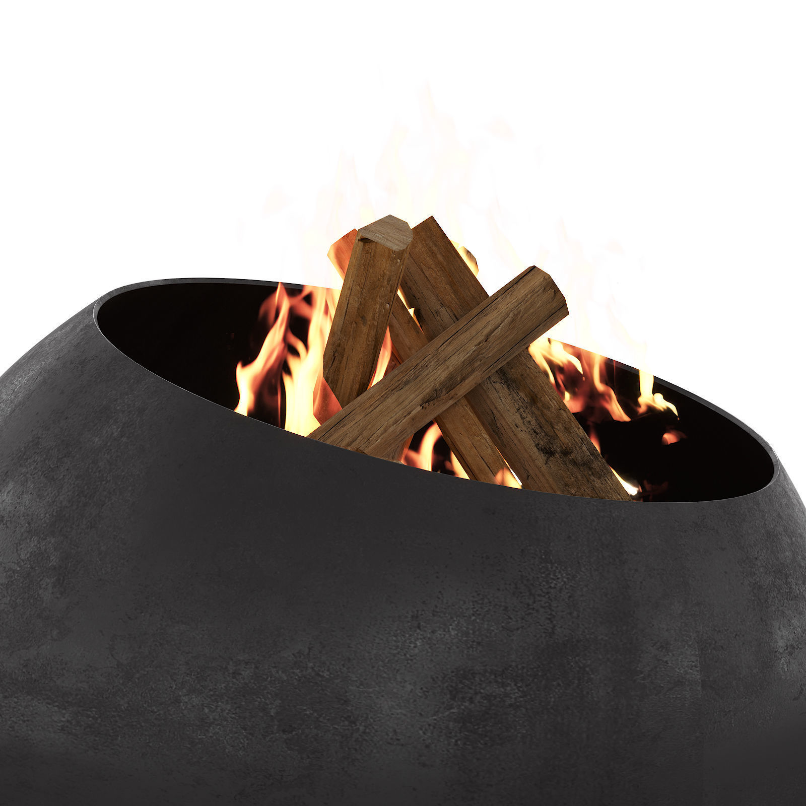 036 BBQ Bubble Spot 00 Low-poly 3D model_5