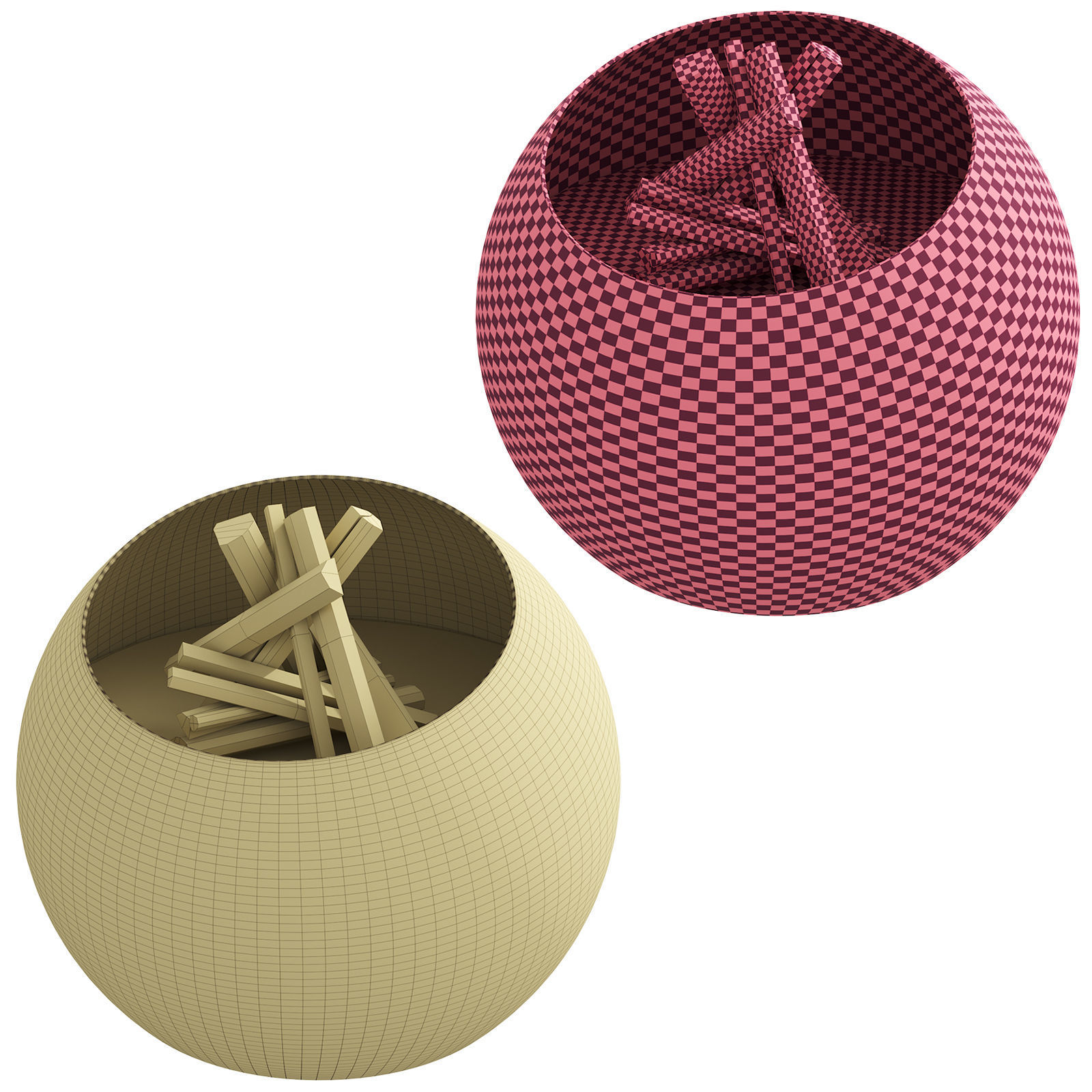 036 BBQ Bubble Spot 00 Low-poly 3D model_19