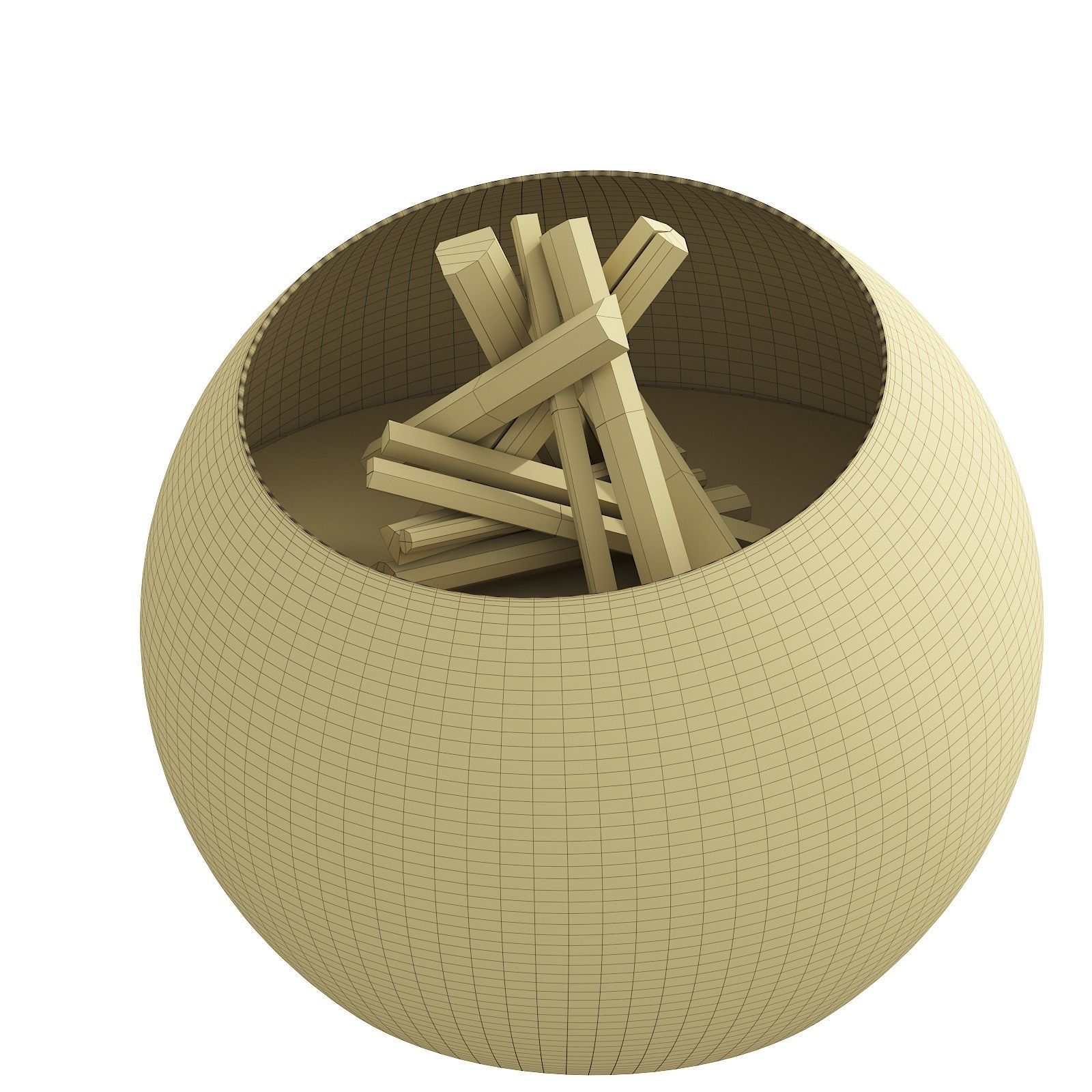 036 BBQ Bubble Spot 00 Low-poly 3D model_21