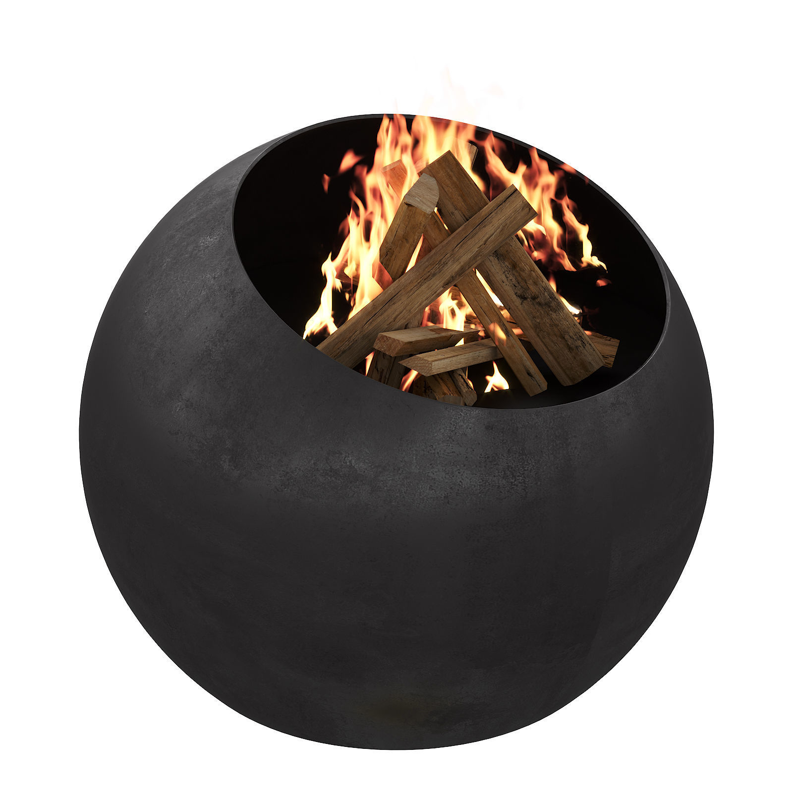 036 BBQ Bubble Spot 00 Low-poly 3D model_4
