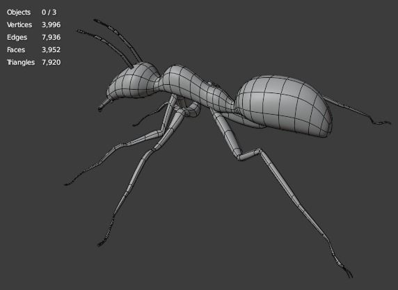 ancient ant 3D model_3