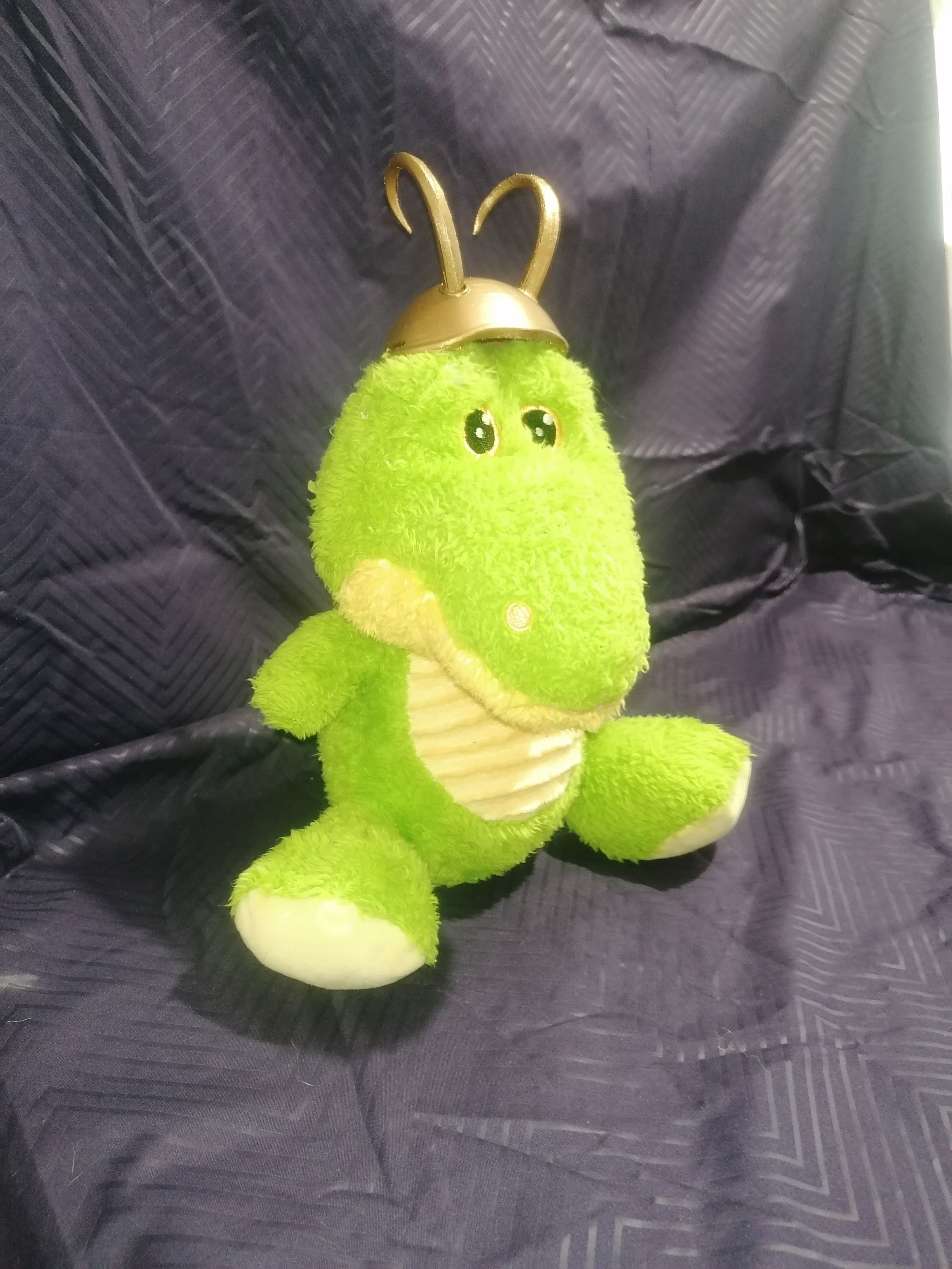 Alligator Loki helmet - crown 3D print model_1