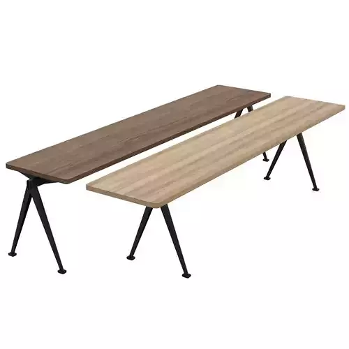 Pyramid Bench 11 12 3D model