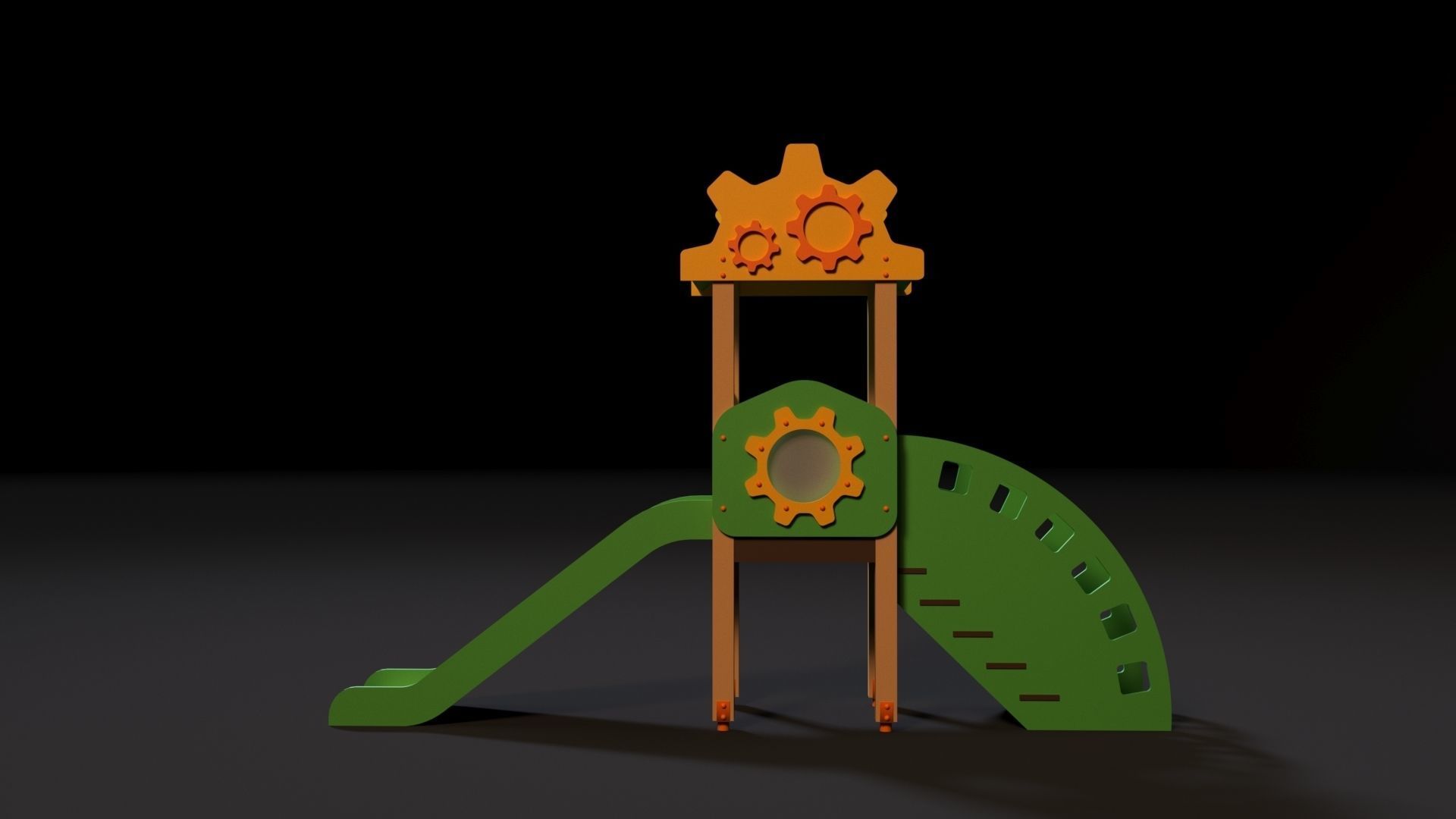 Children slide 3D model_1