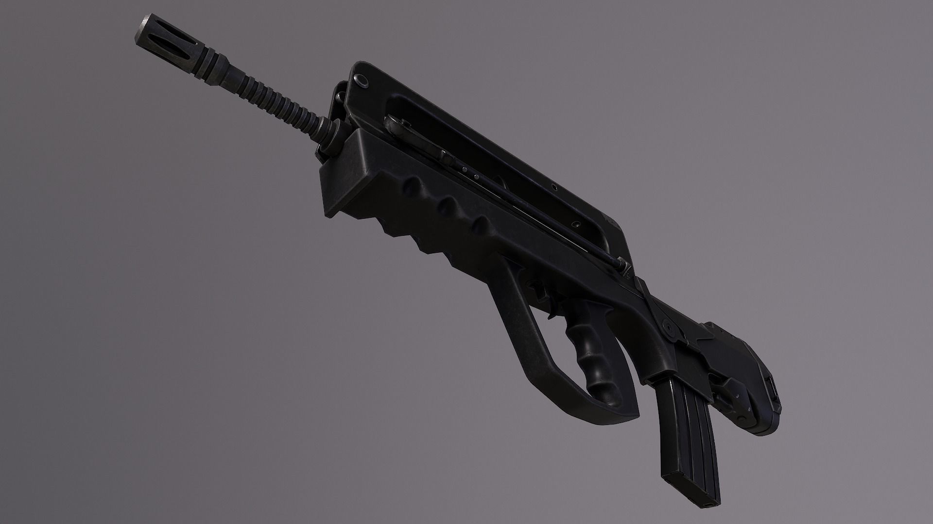 FAMAS G2 Rifle Low-poly 3D model_22