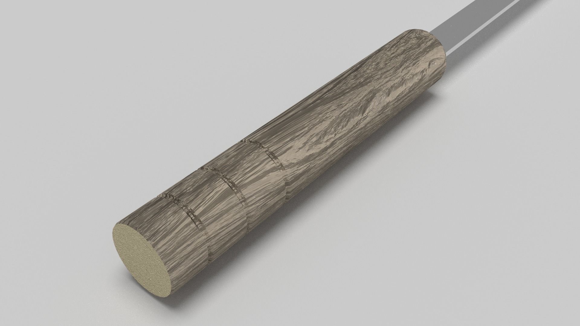 Barbecue Fork Low-poly 3D model_6