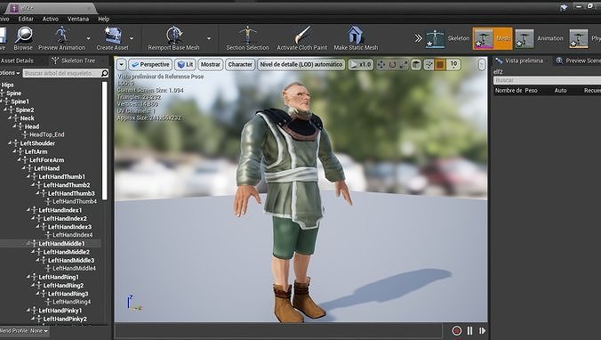 ELF PACK  -  Low Poly Character Free low-poly 3D model
