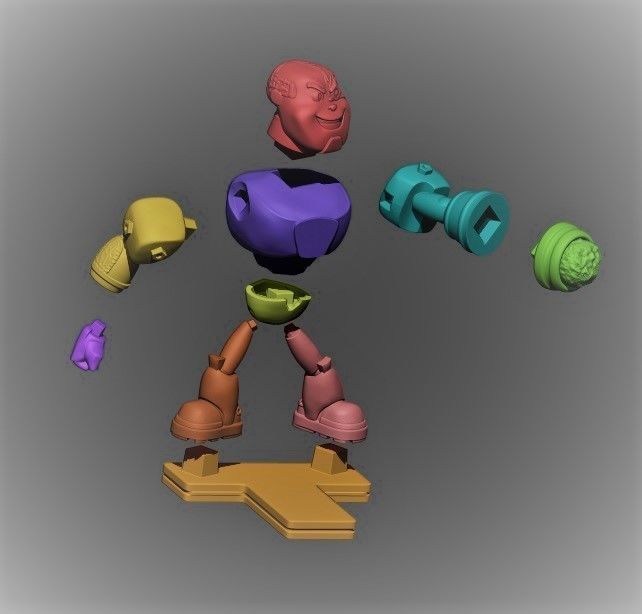 Teen Titans Go-Super Combo  3D print model_1