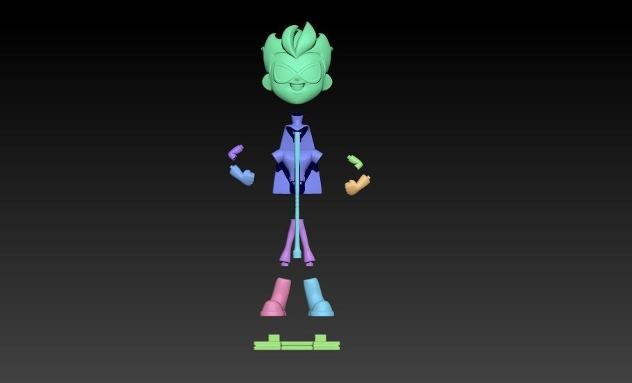 Teen Titans Go-Super Combo  3D print model_36