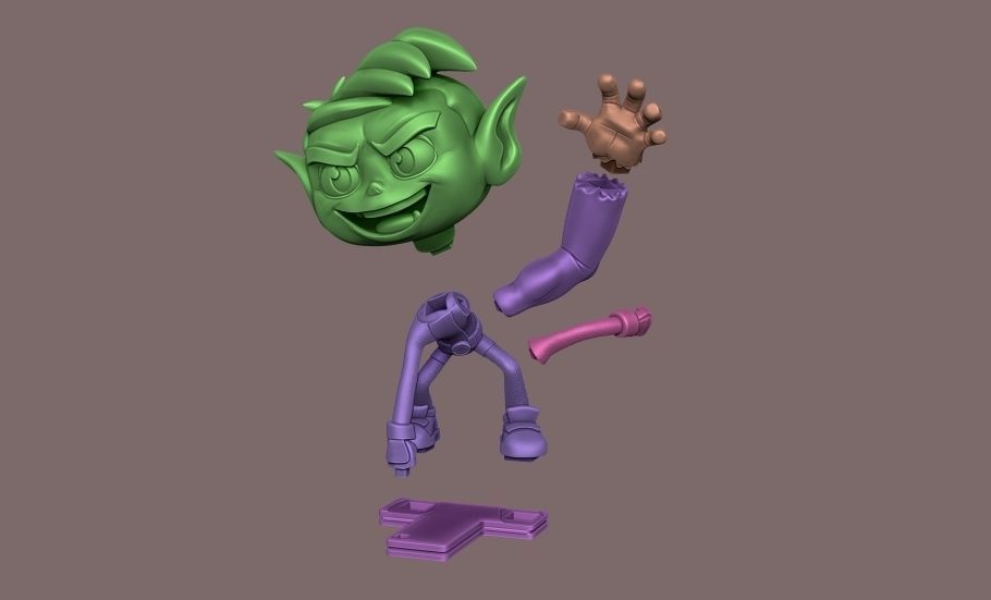 Teen Titans Go-Super Combo  3D print model_29