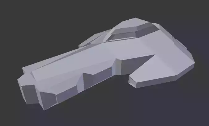 Galactic Cruiser Free 3D print model