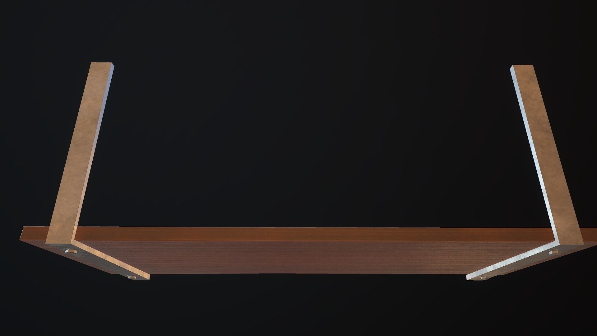 Hanging Shelf Low-poly 3D model_13