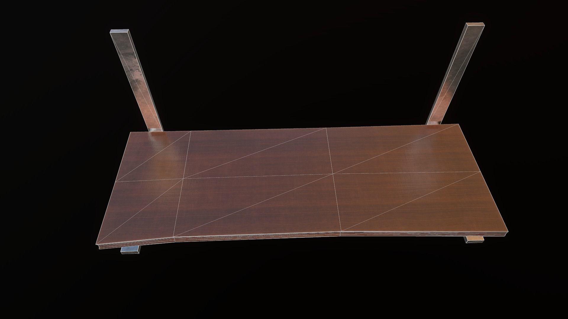 Hanging Shelf Low-poly 3D model_4