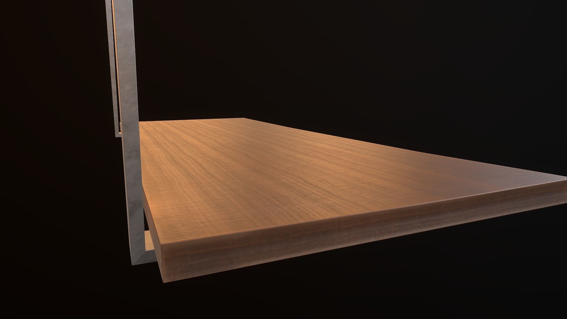 Hanging Shelf Low-poly 3D model_20