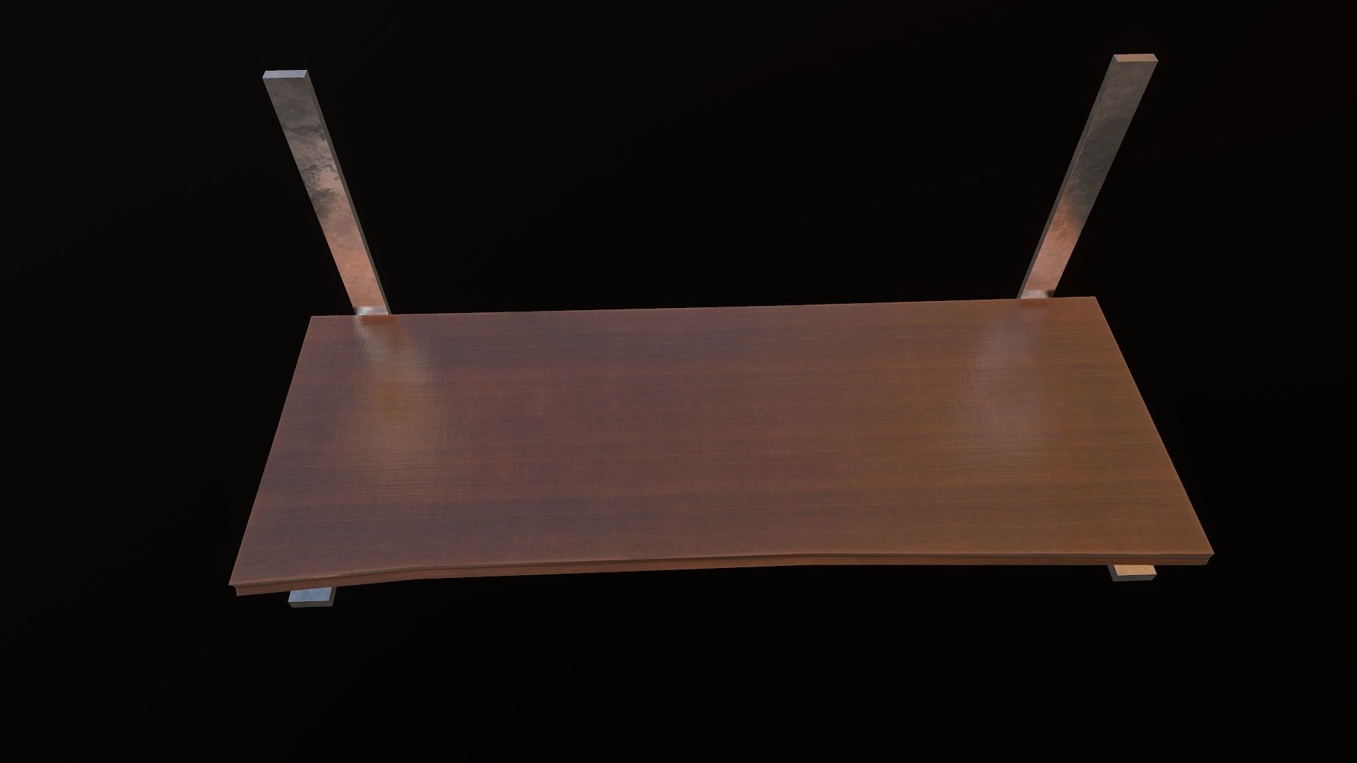 Hanging Shelf Low-poly 3D model_3