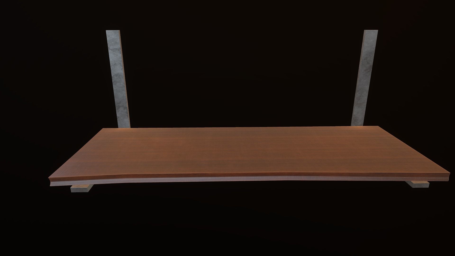 Hanging Shelf Low-poly 3D model_21