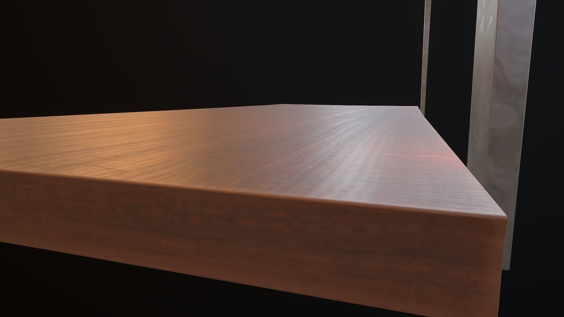 Hanging Shelf Low-poly 3D model_15