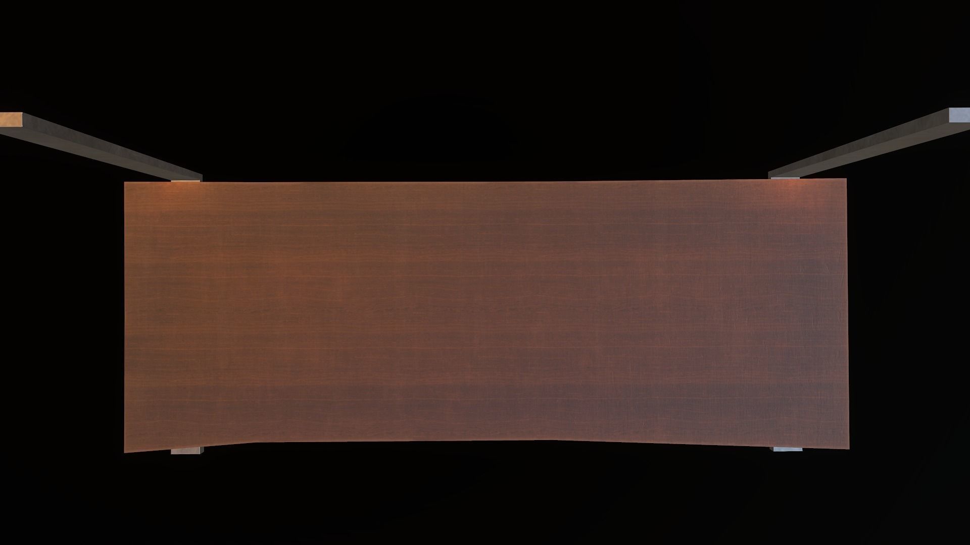 Hanging Shelf Low-poly 3D model_9