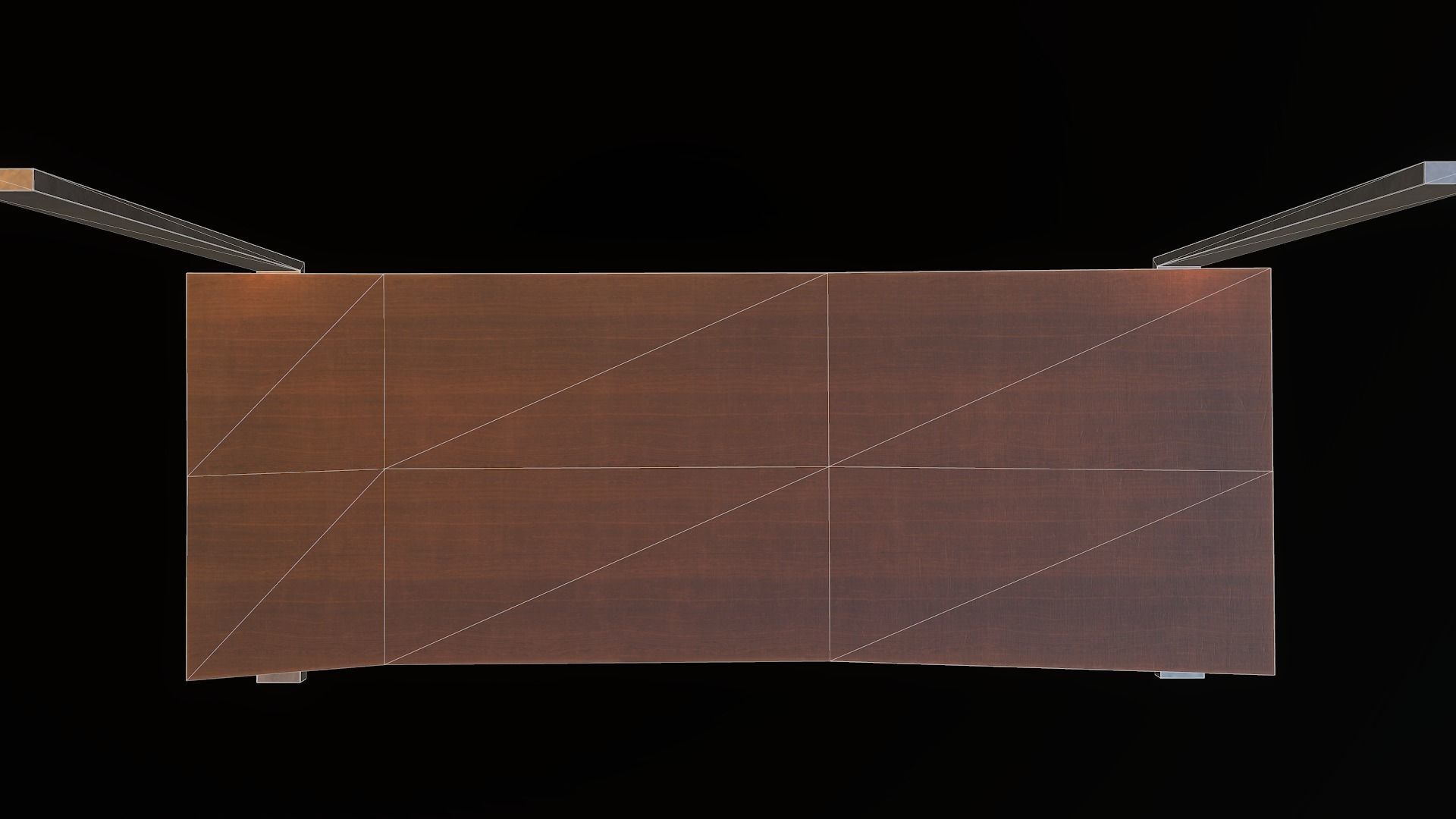 Hanging Shelf Low-poly 3D model_10