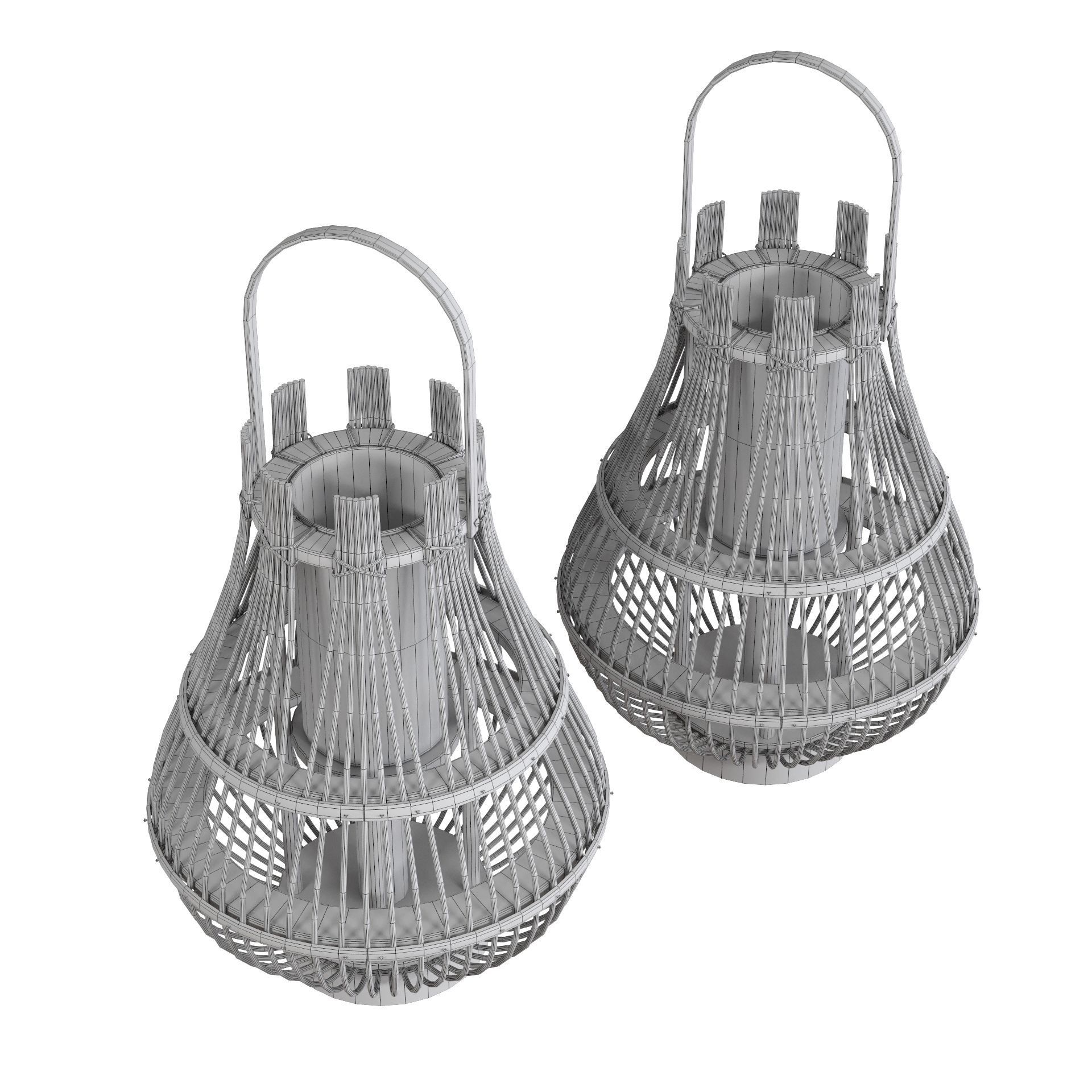 RG Lamp 12 Low-poly 3D model_3