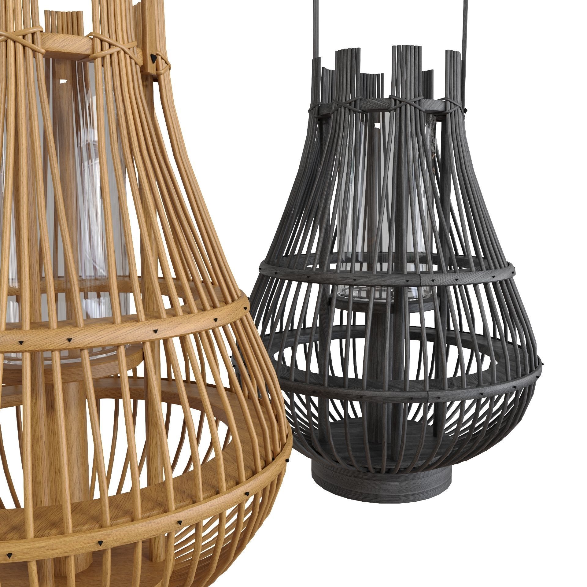 RG Lamp 12 Low-poly 3D model_4