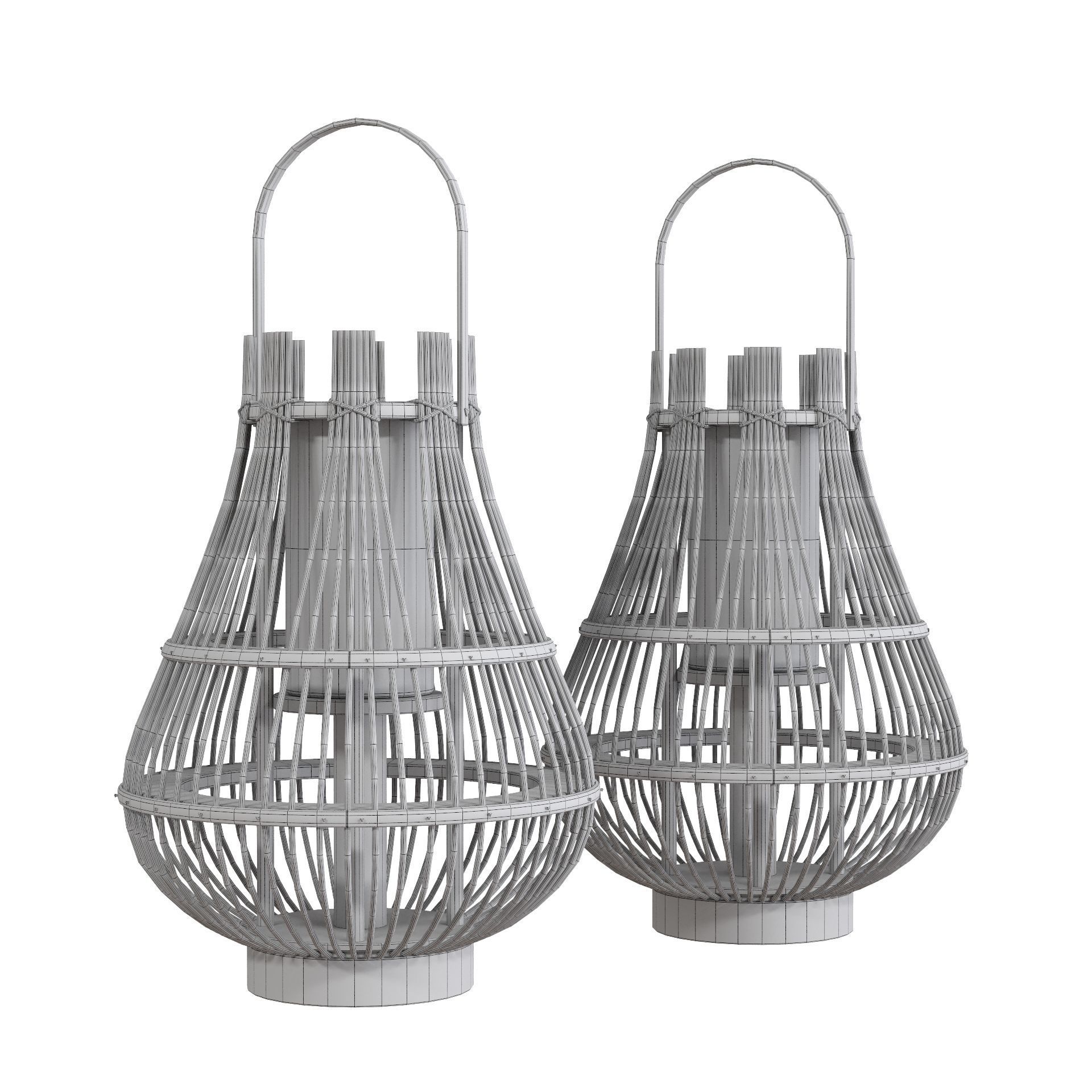 RG Lamp 12 Low-poly 3D model_1