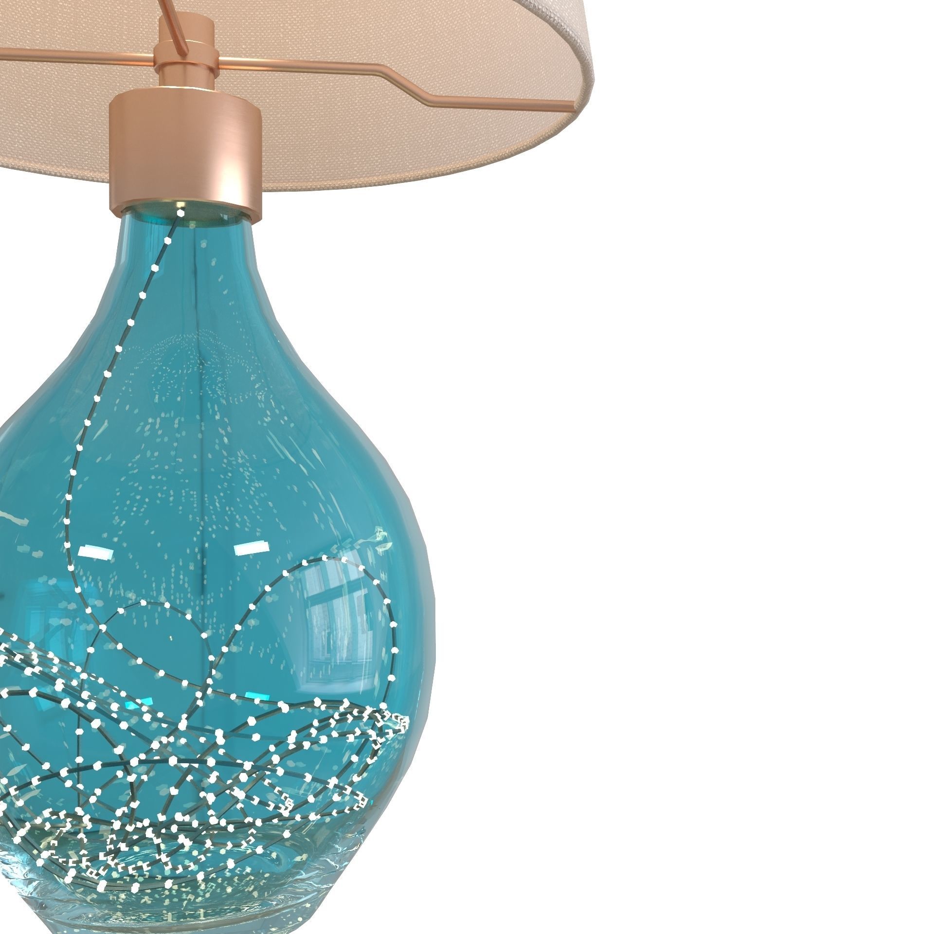 RG Lamp 14 Low-poly 3D model_4